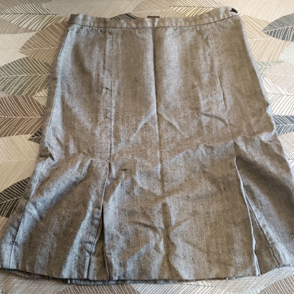 Banana Republic Factory Store Wool Skirt Herringbone Size 6